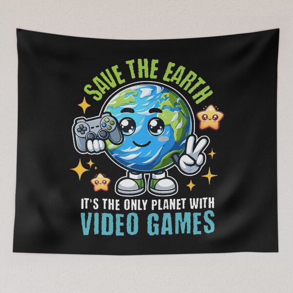 Item preview, Save The Earth Its The Planet With Video Games Earth Day designed and sold by MarcellaTerri.