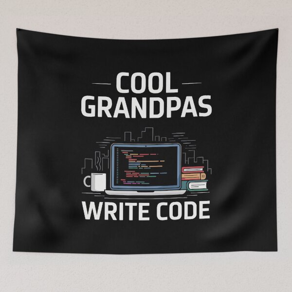 Item preview, Cool Grandpas Write Code Funny Programmer Coding designed and sold by JanieLucia.