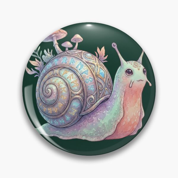 Item preview, Aurora Shell Snail Spirit: Ghibli Fantasy Creature designed and sold by SebastianSpace.