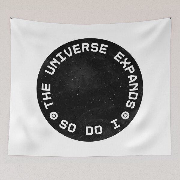 Item preview, The Universe Expands. So do I. Black designed and sold by Lucky Arts With Love.