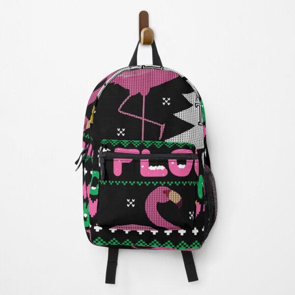 Item preview, Flocking Around Christmas Tree Funny Flamingo Holiday Moment designed and sold by barrycantre11.
