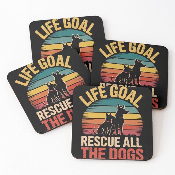 Item preview, Life Goal Rescue All The Dogs Dog Rescuing Puppy designed and sold by RuthGAArt.
