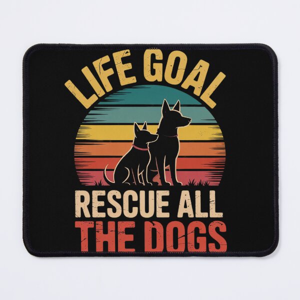 Item preview, Life Goal Rescue All The Dogs Dog Rescuing Puppy designed and sold by RuthGAArt.