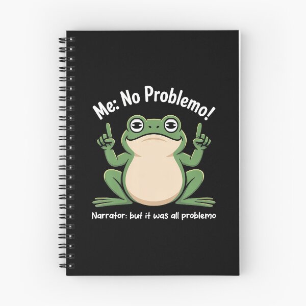Item preview, Funny Frog Me No Problemo Narrator But It Was All Problemo designed and sold by MarcellaTerri.