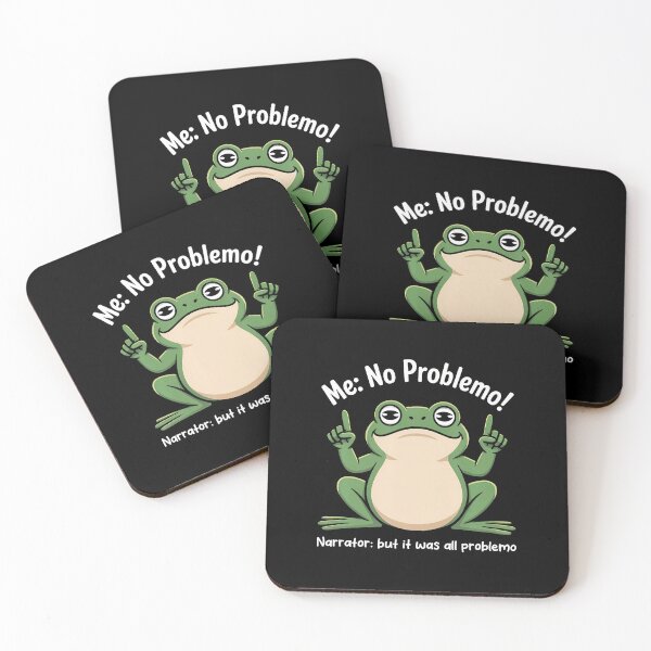 Item preview, Funny Frog Me No Problemo Narrator But It Was All Problemo designed and sold by MarcellaTerri.