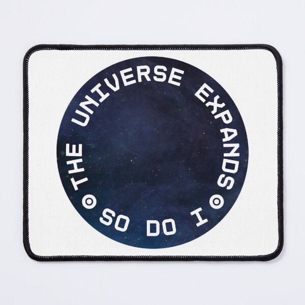Artikelvorschau, Das Universum dehnt sich aus. Ich auch. Blau entworfen und verkauft von Lucky Arts With Love.