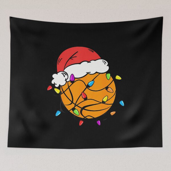 Item preview, Basketball Santa Claus Hat Christmas Light Xmas Boys Kids designed and sold by CaraRuth.