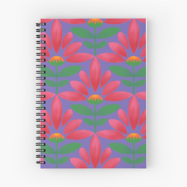 Item preview, Retro Flower Pattern designed and sold by Coastal Garden Design Studio.