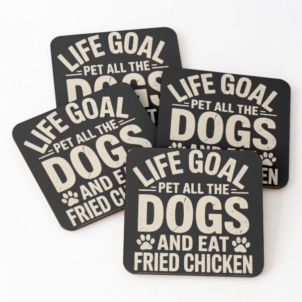 Item preview, Fried Chicken Pet All The Dogs Funny Dogs and Fried Chicken  designed and sold by RoyTill0Art.
