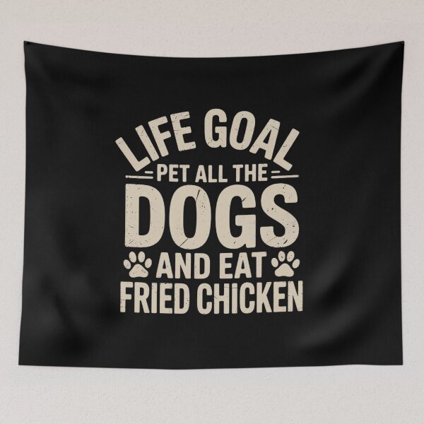 Item preview, Fried Chicken Pet All The Dogs Funny Dogs and Fried Chicken  designed and sold by RoyTill0Art.