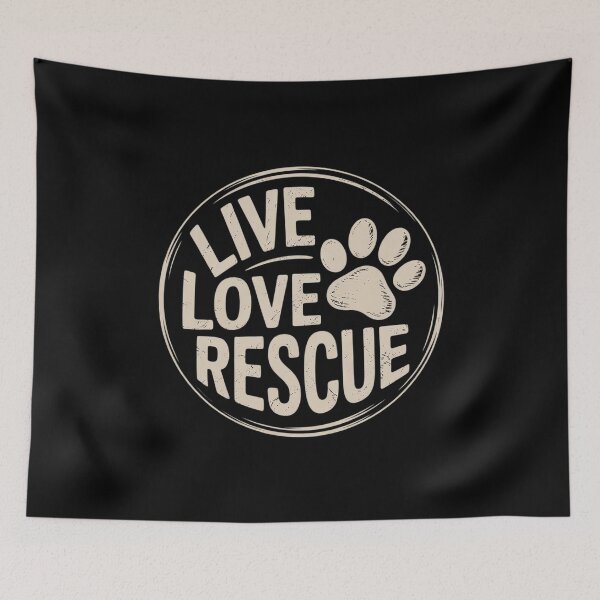Item preview, Live Love Rescue - Dog Lover Adopt a Dog Adoption  designed and sold by RuthGAArt.