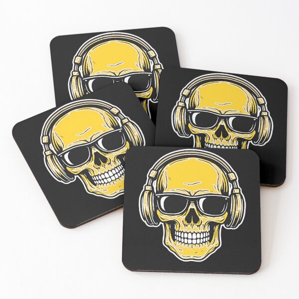 Item preview, Golden​ Skullwave​ designed and sold by DigitalArtTK.