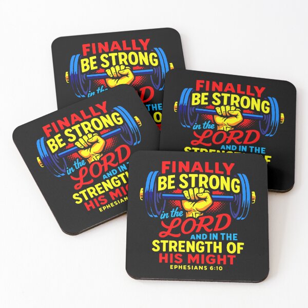 Item preview, Ephesians 6:10 Be Strong in the Lord and in the Strength of His Might designed and sold by plushism.
