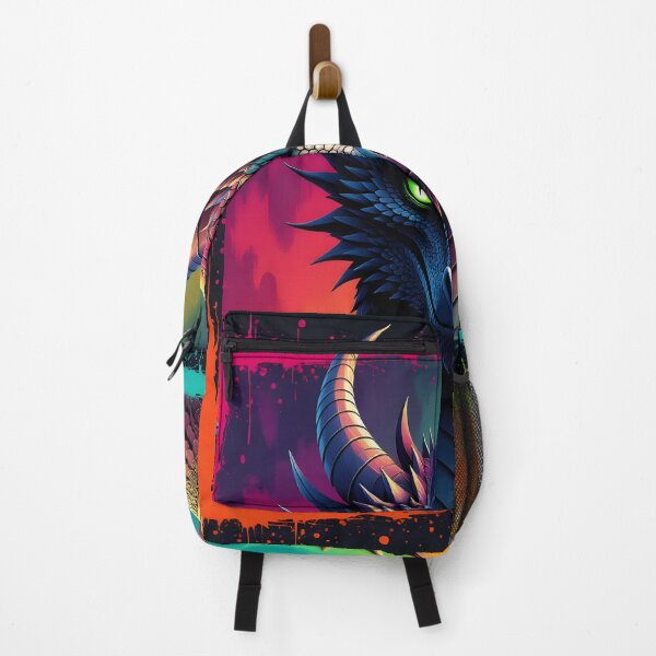 Artikelvorschau, Vibrant Brown Dragon | Colourful Pop Art Zentangle Illustration entworfen und verkauft von MagicalArch.