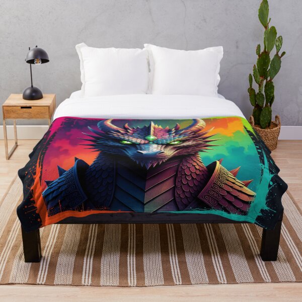 Item preview, Vibrant Brown Dragon | Colourful Pop Art Zentangle Illustration designed and sold by MagicalArch.