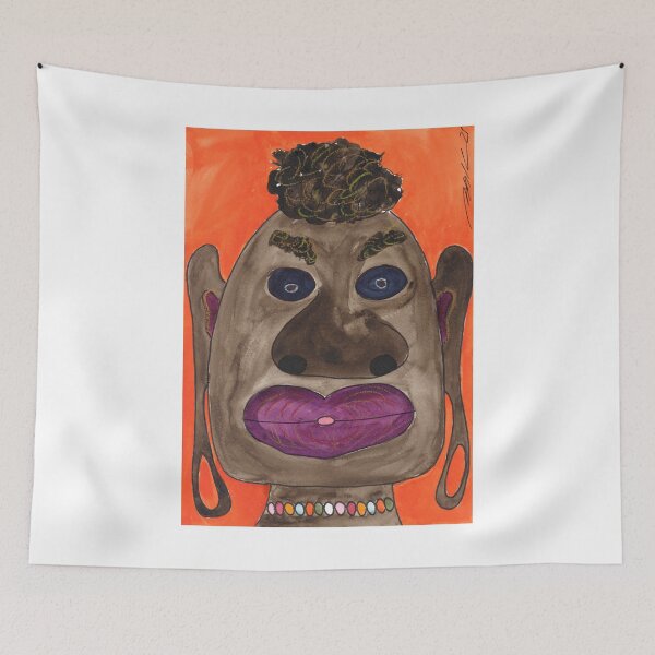 Item preview, funny Faces, South Sea King designed and sold by Anke‘s Bazaar.