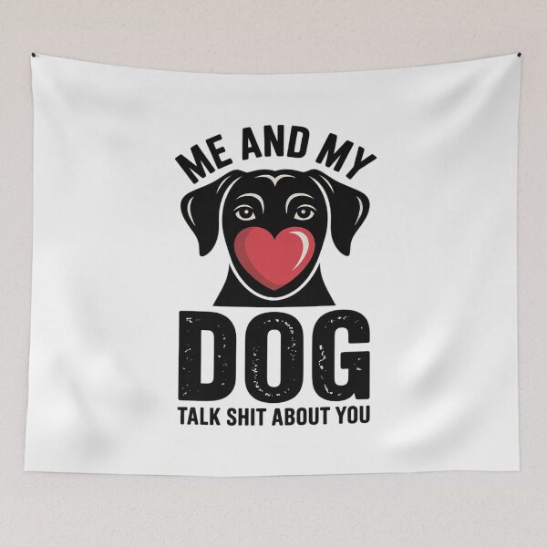 Item preview, me and my dog talk about you  designed and sold by RuthGAArt.