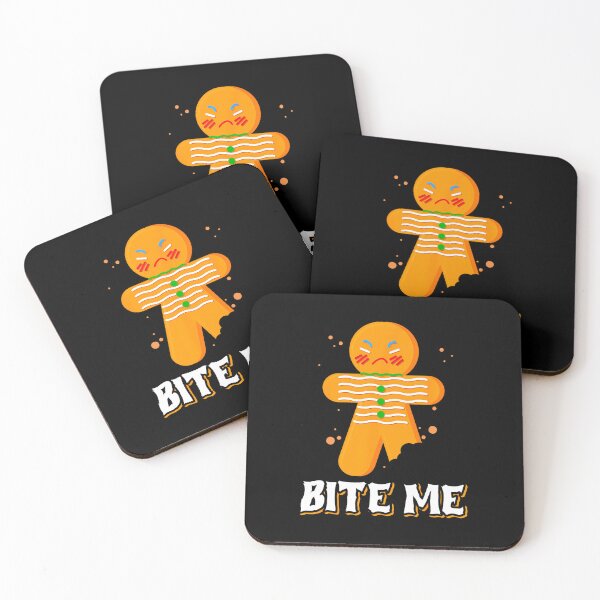 Item preview, Bite Me Angry Gingerbread Man Bite Me designed and sold by MarcellaTerri.