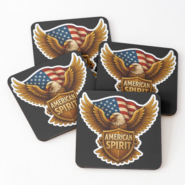 Item preview, 250 Anniversary of the USA - American Spirit – Patriotic Eagle Emblem Sticker designed and sold by Collins Design.
