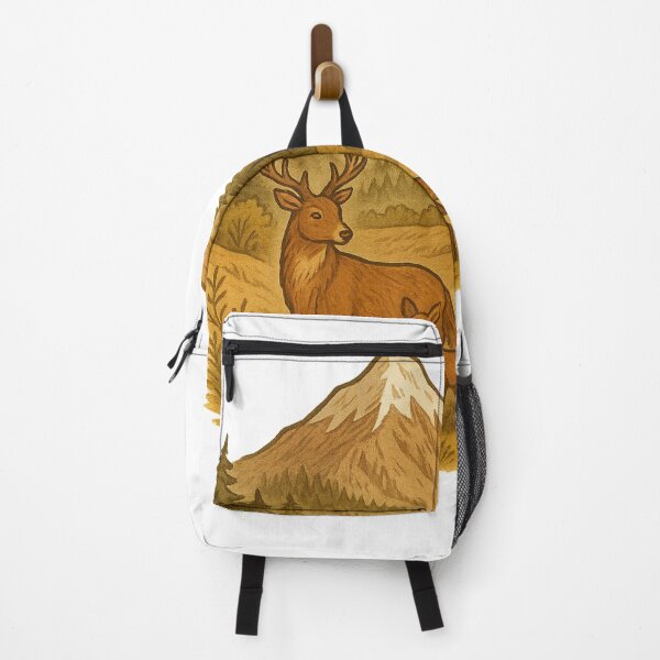 Item preview, Mountain Deer Family – Natural Wildlife Art designed and sold by kimkosovo.