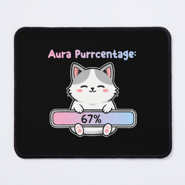 Item preview, 67 Funny Cat Aura Energy At Six Seven Meme Gen Z Alpha designed and sold by MarcellaTerri.
