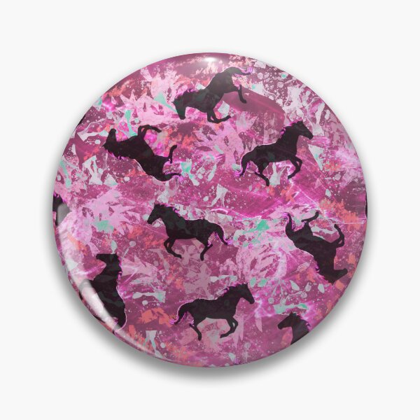 Item preview, Horse Silhouette and Pink Abstract designed and sold by Linda Louw.