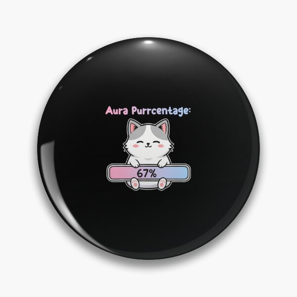 Item preview, 67 Funny Cat Aura Energy At Six Seven Meme Gen Z Alpha designed and sold by MarcellaTerri.