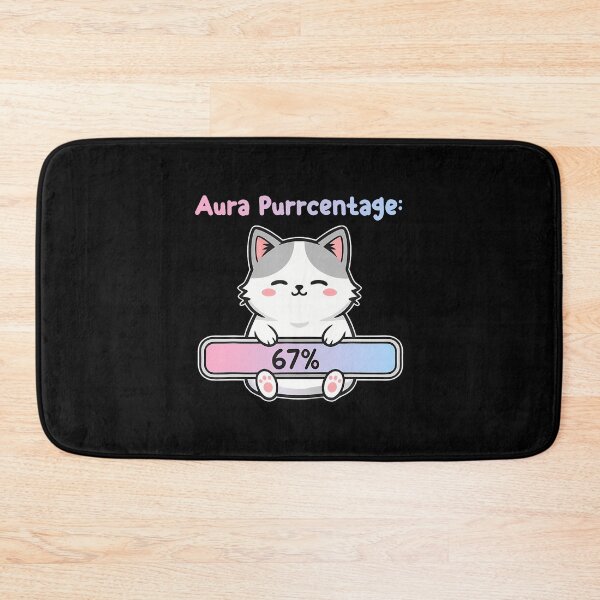 Item preview, 67 Funny Cat Aura Energy At Six Seven Meme Gen Z Alpha designed and sold by MarcellaTerri.