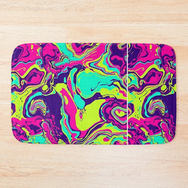 Item preview, Maximalist Neon Swirl Statement Art designed and sold by sjnawiti.