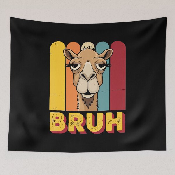 Item preview, Funny Camel Bruh Meme designed and sold by CaraRuth.