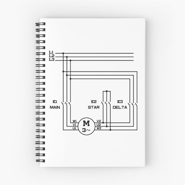 Item preview, Electrical engineering motor circuit diagram designed and sold by xGatherSeven.