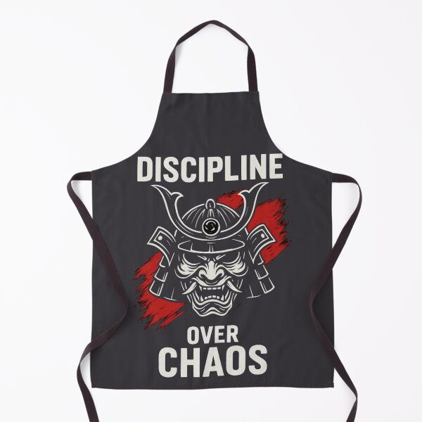 Item preview, Samurai Discipline Over Chaos T-Shirt | Warrior Mindset Gym Tee designed and sold by KDesignCrafts.