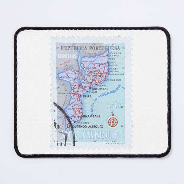 Item preview, Mozambique Coast Vintage Postage Stamp designed and sold by red-amber65.