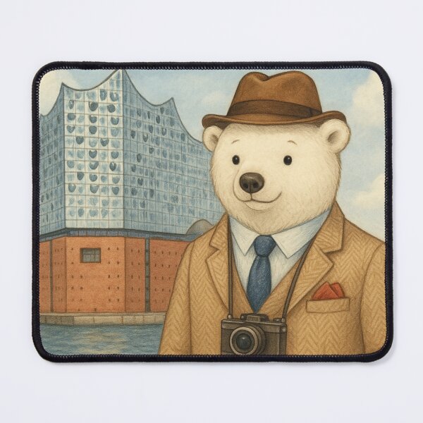 Item preview, little polar bear in Hamburg designed and sold by Mauswohn.
