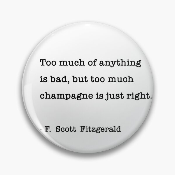 Item preview, F. Scott Fitzgerald Literary Quote designed and sold by corbrand.
