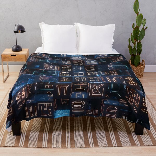 Item preview, 3D Perspectives, Cyberpunk Egyptian Hieroglyphics, Symmetrical Textures (image size 8320x12480) designed and sold by Digital-Davinci.