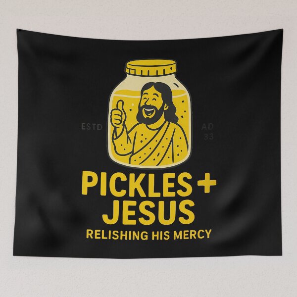 Item preview, Funny Pickles Jesus Salty And Saved designed and sold by LynneMarisa.