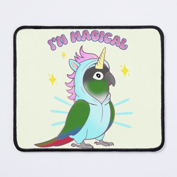 Item preview, I'm Magical Birb Parrot Unicorn Green Cheeked Conure designed and sold by FandomizedRose.