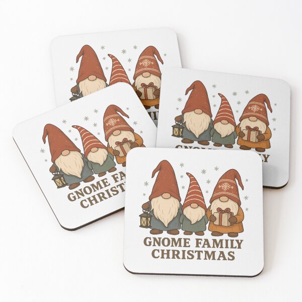 Item preview, Gnome Family Christmas – Cute Holiday Gnomes Matching Art designed and sold by PunchDrop.