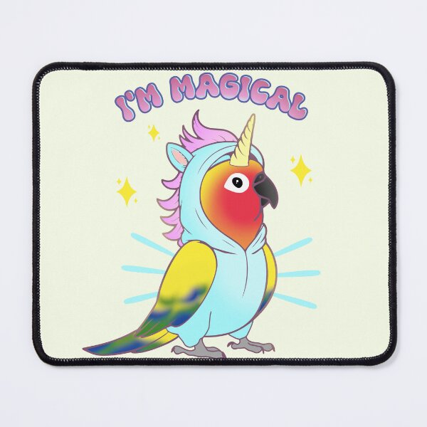 Item preview, I'm Magical Birb Parrot Unicorn Sun Conure designed and sold by FandomizedRose.