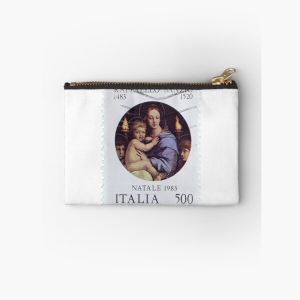 Item preview, Italian Natale Sanzio Vintage 500 Lira Postage Stamp designed and sold by red-amber65.