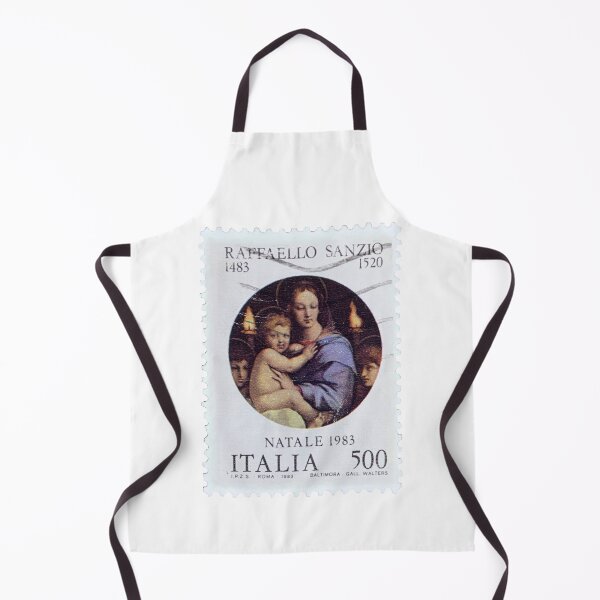 Item preview, Italian Natale Sanzio Vintage 500 Lira Postage Stamp designed and sold by red-amber65.