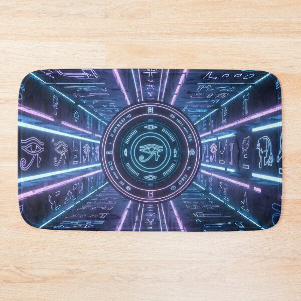 Item preview, 3D Perspectives, Cyberpunk Egyptian Hieroglyphics, Symmetrical Textures (image size 8320x12480) designed and sold by Digital-Davinci.