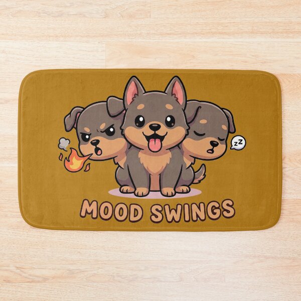 Item preview, Mood Swings Cerberus - Cute Greek Mythology Three Headed Dog designed and sold by MythoWorldddd.