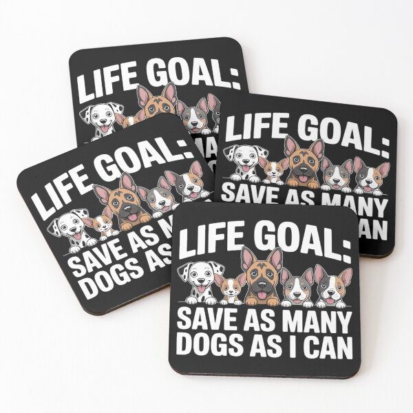Item preview, Life Goal - Save As Many Dogs As I Can - Rescuer Dog Rescue  designed and sold by RoyTill0Art.