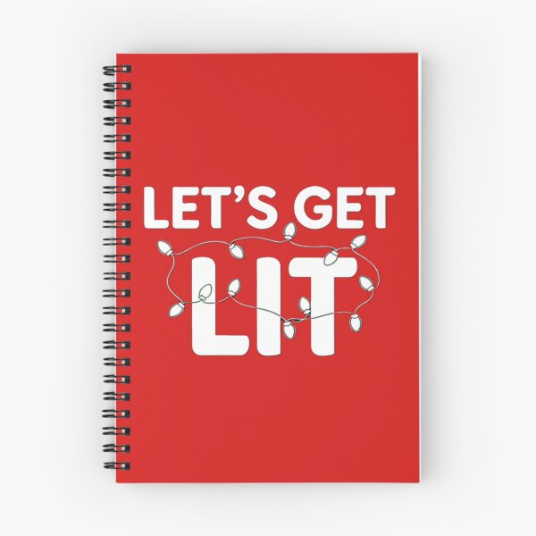 Item preview, Let's Get Lit Funny Christmas Lights designed and sold by GG-Graphics.