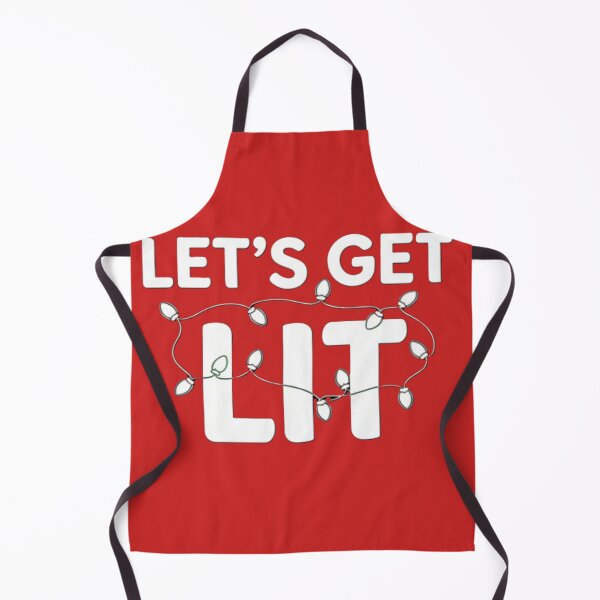 Item preview, Let's Get Lit Funny Christmas Lights designed and sold by GG-Graphics.