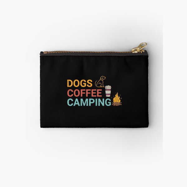 Item preview, Dogs Coffee Camping Lovers Outdoors Adventure Fun designed and sold by CaraRuth.