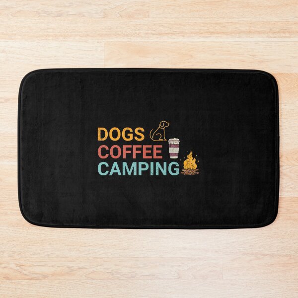 Item preview, Dogs Coffee Camping Lovers Outdoors Adventure Fun designed and sold by CaraRuth.