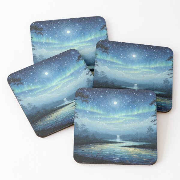 Item preview, Waterfall under the starry sky designed and sold by LilithsDesires.